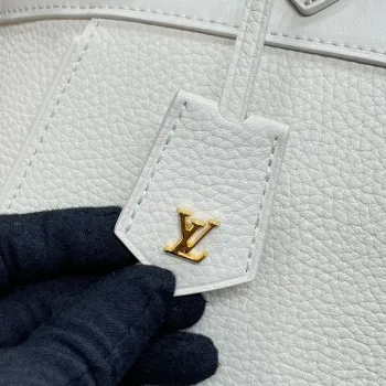 LV M23061 Louis Vuitton Lock It MM Taška Crème Beige