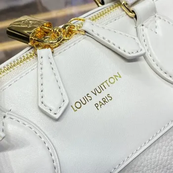 LV M23061 Louis Vuitton Lock It MM Taška Crème Beige