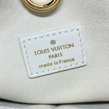 LV M23061 Louis Vuitton Lock It MM Taška Crème Beige