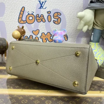 LV M22927 Louis Vuitton Lock It MM Taška Hnědá Země