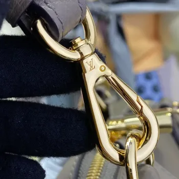 LV M22927 Louis Vuitton Lock It MM Taška Hnědá Země
