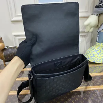 LV N42711 Louis Vuitton District PM Messenger Bag Damier Infini hovězí kůže