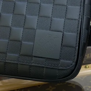 LV N42711 Louis Vuitton District PM Messenger Bag Damier Infini hovězí kůže