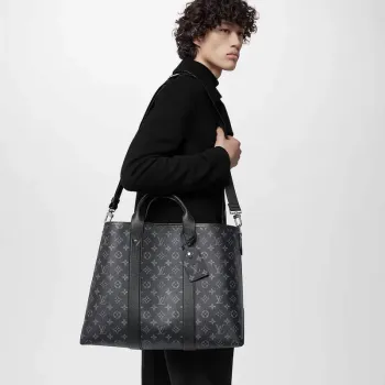 LV M30937 Louis Vuitton Weekend NM Tote Bag Černá