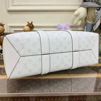 LV M30919 Louis Vuitton Weekend NM Tote Bag Optic White