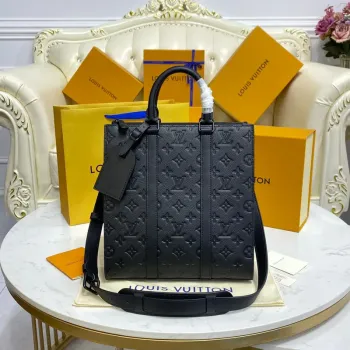 LV M59960 Louis Vuitton Sac Plat Cross Bag Embossed Taurillon Monogram hovězí kůže