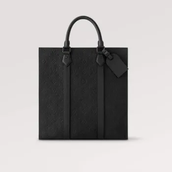 LV M21866 Louis Vuitton Sac Plat NV Taška Embossed Taurillon Monogram hovězí kůže