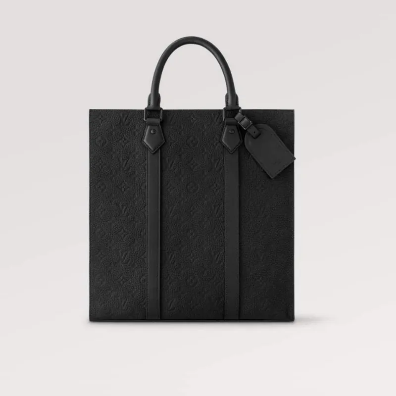 LV M21866 Louis Vuitton Sac Plat NV Taška Embossed Taurillon Monogram hovězí kůže