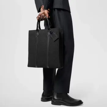 LV M21866 Louis Vuitton Sac Plat NV Taška Embossed Taurillon Monogram hovězí kůže