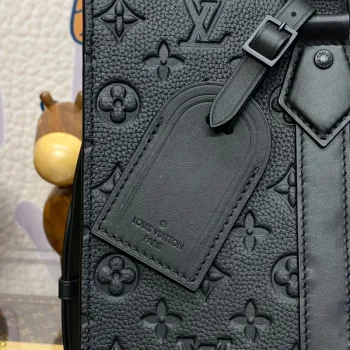 LV M21866 Louis Vuitton Sac Plat NV Taška Embossed Taurillon Monogram hovězí kůže