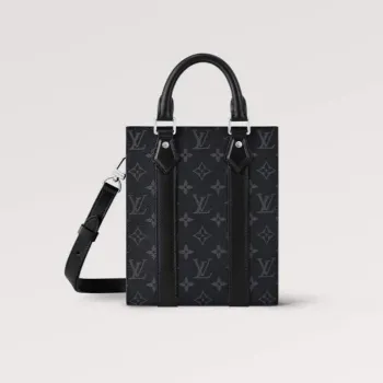 LV M46453 Louis Vuitton Sac Plat Mini Bag Monogram Eclipse potažená plátno