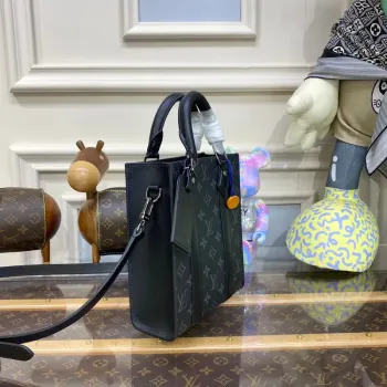 LV M46453 Louis Vuitton Sac Plat Mini Bag Monogram Eclipse potažená plátno