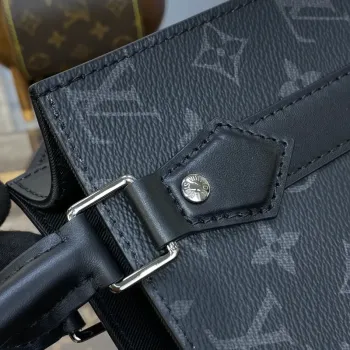 LV M46453 Louis Vuitton Sac Plat Mini Bag Monogram Eclipse potažená plátno