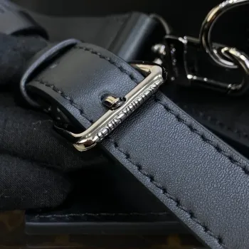 LV M46453 Louis Vuitton Sac Plat Mini Bag Monogram Eclipse potažená plátno