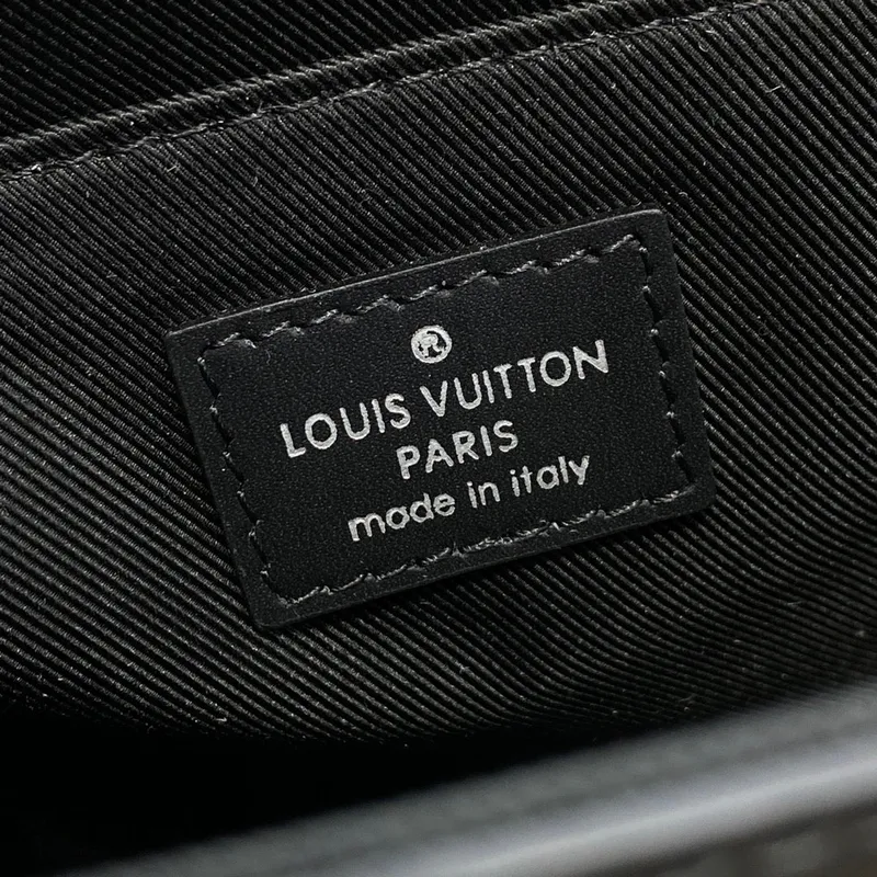 LV M46453 Louis Vuitton Sac Plat Mini Bag Monogram Eclipse potažená plátno