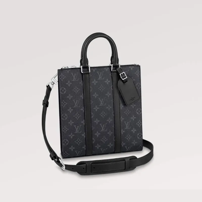 LV M46098 Louis Vuitton Sac Plat Cross Monogram Eclipse potažená plátno