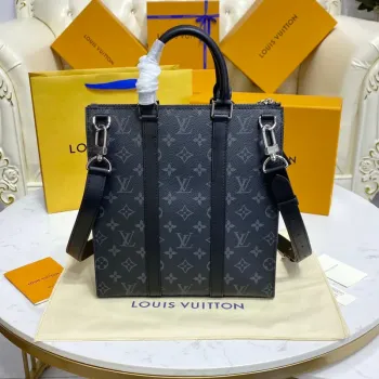 LV M46098 Louis Vuitton Sac Plat Cross Monogram Eclipse potažená plátno