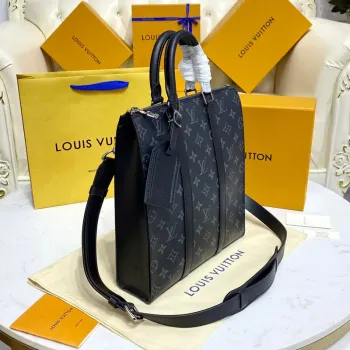 LV M46098 Louis Vuitton Sac Plat Cross Monogram Eclipse potažená plátno