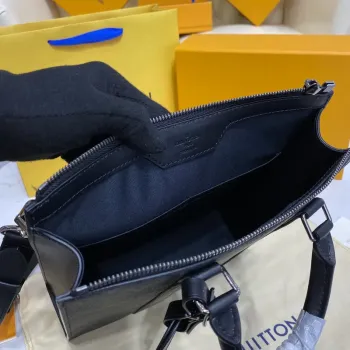 LV M46098 Louis Vuitton Sac Plat Cross Monogram Eclipse potažená plátno