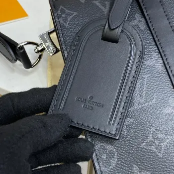 LV M46098 Louis Vuitton Sac Plat Cross Monogram Eclipse potažená plátno