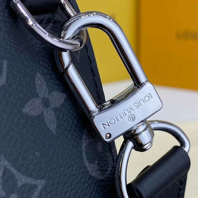 LV M46098 Louis Vuitton Sac Plat Cross Monogram Eclipse potažená plátno