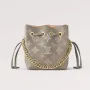 LV M82731 Louis Vuitton Pico Bella Bucket Bag Šedá
