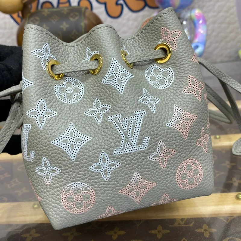 LV M82731 Louis Vuitton Pico Bella Bucket Bag Šedá