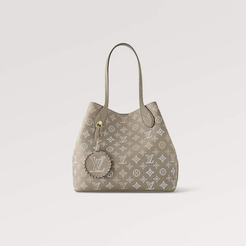 LV M23387 Louis Vuitton Blossom MM Tote Bag Šedá