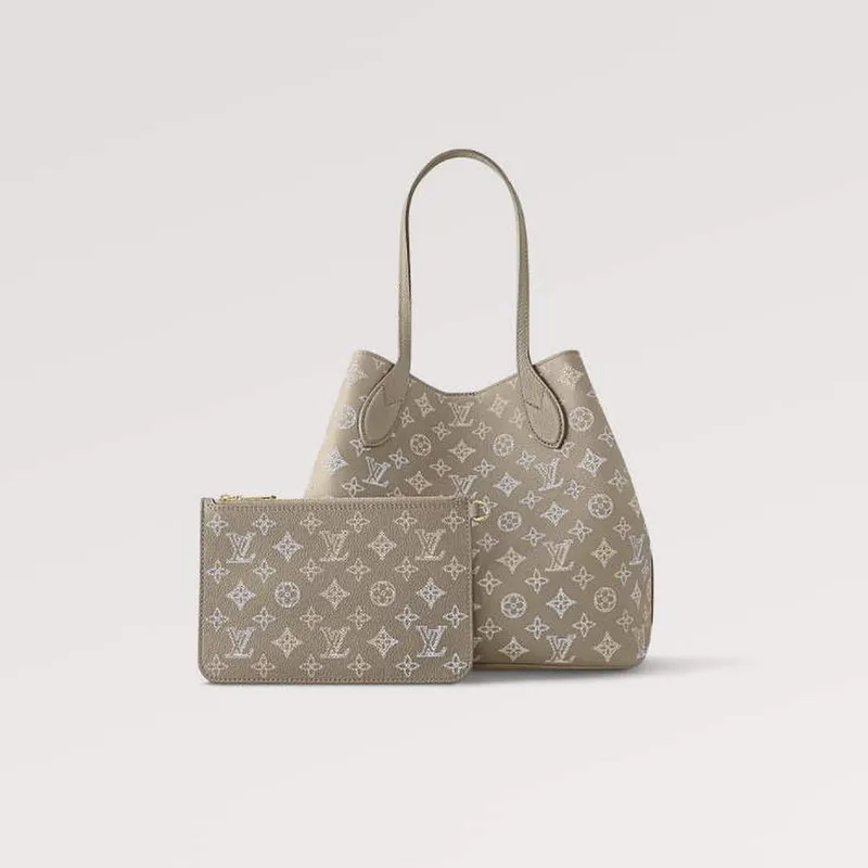LV M23387 Louis Vuitton Blossom MM Tote Bag Šedá