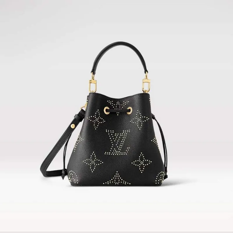 LV M46734 Louis Vuitton NéoNoé BB Kabela na řetěz černá