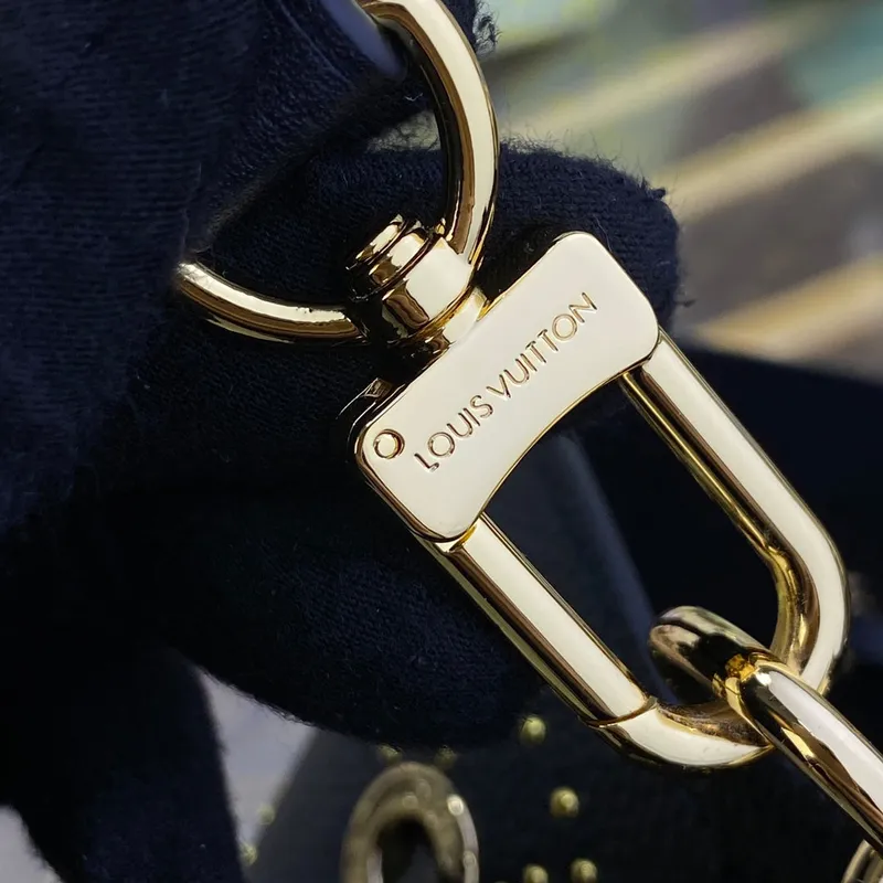 LV M46734 Louis Vuitton NéoNoé BB Kabela na řetěz černá