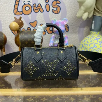 LV M46745 Louis Vuitton Nano Speedy Taška Černá