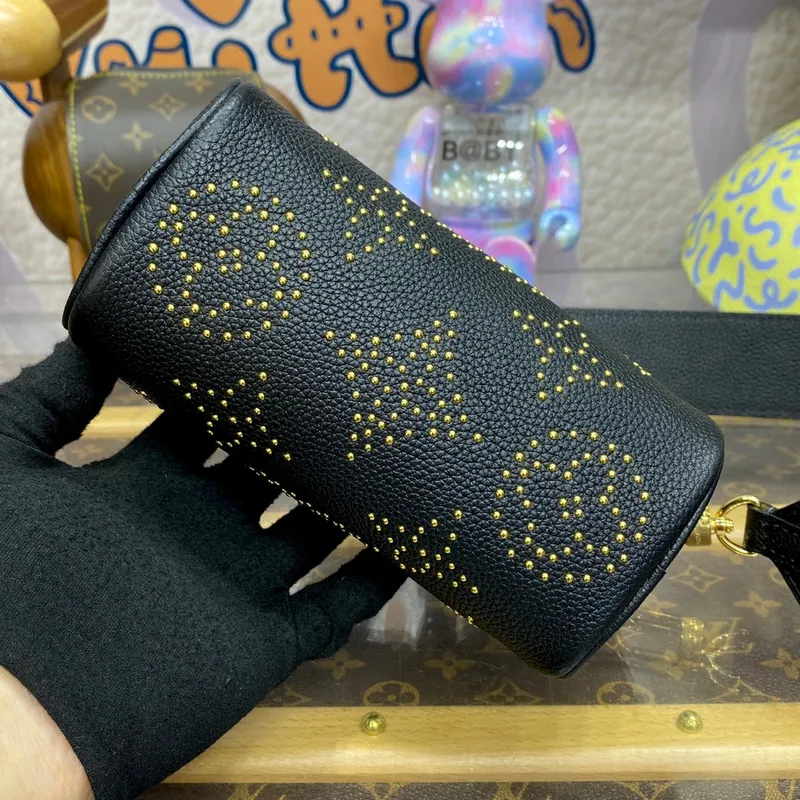 LV M46745 Louis Vuitton Nano Speedy Taška Černá