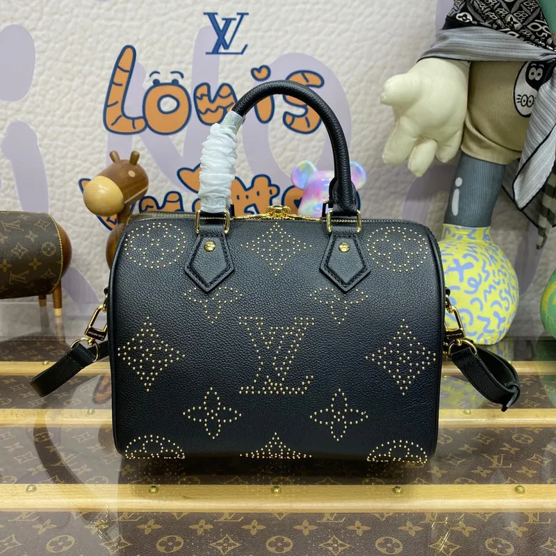 LV M46736 Louis Vuitton Speedy Bandoulière 25 Taška Černá