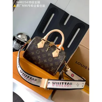 LV M46234 Louis Vuitton Speedy Bandoulière 20 Monogram （Všechny ocelové komponenty）