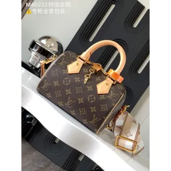 LV M46222 Louis Vuitton Speedy Bandoulière 20 Monogram （Všechny kovové prvky）