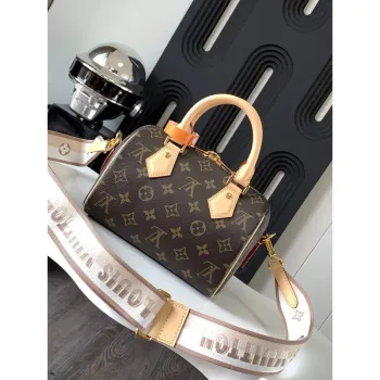 LV M46222 Louis Vuitton Speedy Bandoulière 20 Monogram （Všechny kovové prvky）