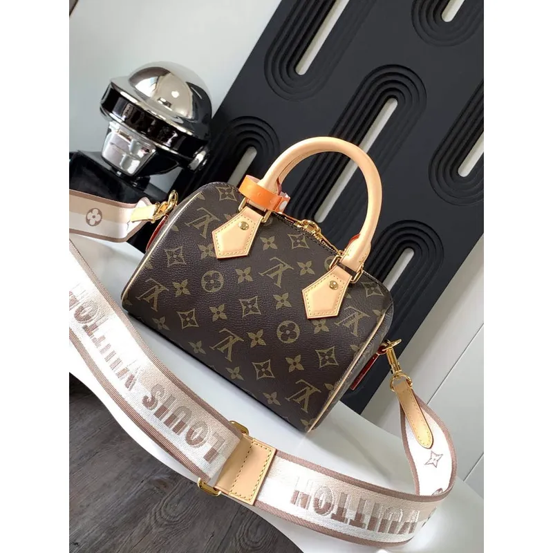 LV M46222 Louis Vuitton Speedy Bandoulière 20 Monogram （Všechny kovové prvky）