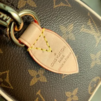 LV M46234 Louis Vuitton Speedy Bandoulière 20 Monogram potažená plátno Černá