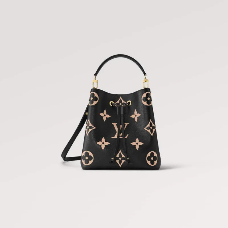 LV M45497 Louis Vuitton NéoNoé MM Černá/krémová
