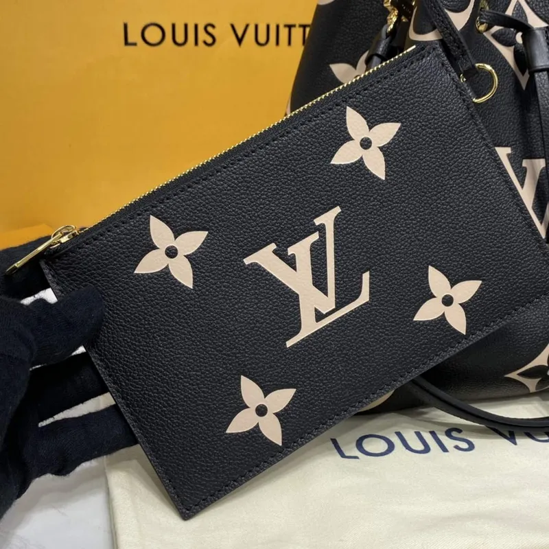 LV M45497 Louis Vuitton NéoNoé MM Černá/krémová