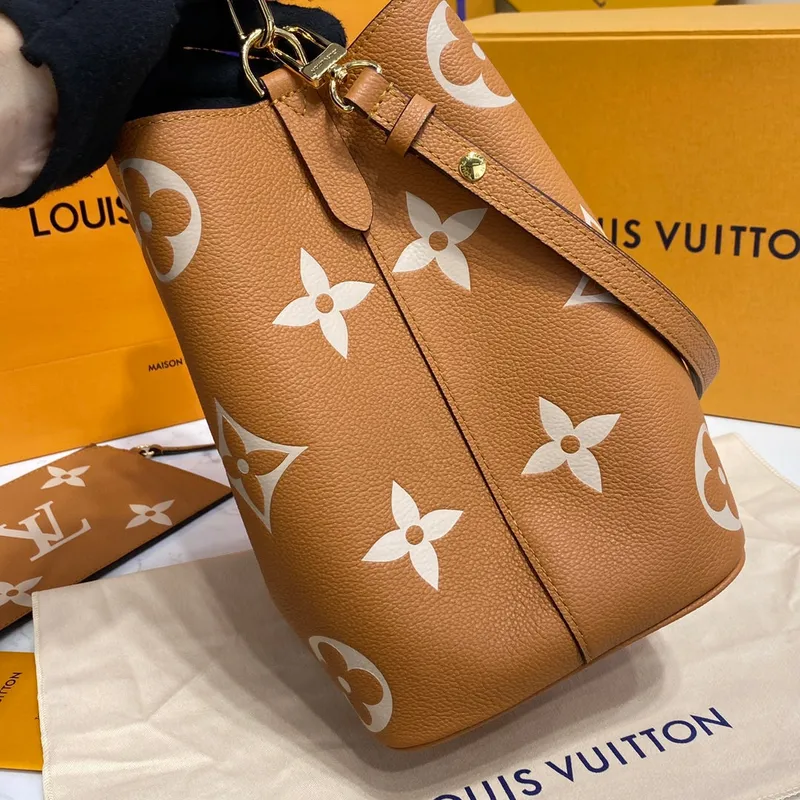 LV M45555 Louis Vuitton NéoNoé MM Hnědá/Žlutá