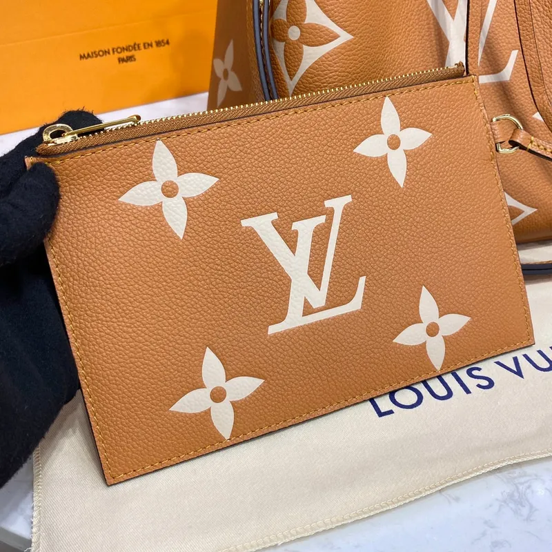 LV M45555 Louis Vuitton NéoNoé MM Hnědá/Žlutá
