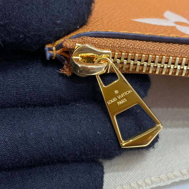 LV M45555 Louis Vuitton NéoNoé MM Hnědá/Žlutá