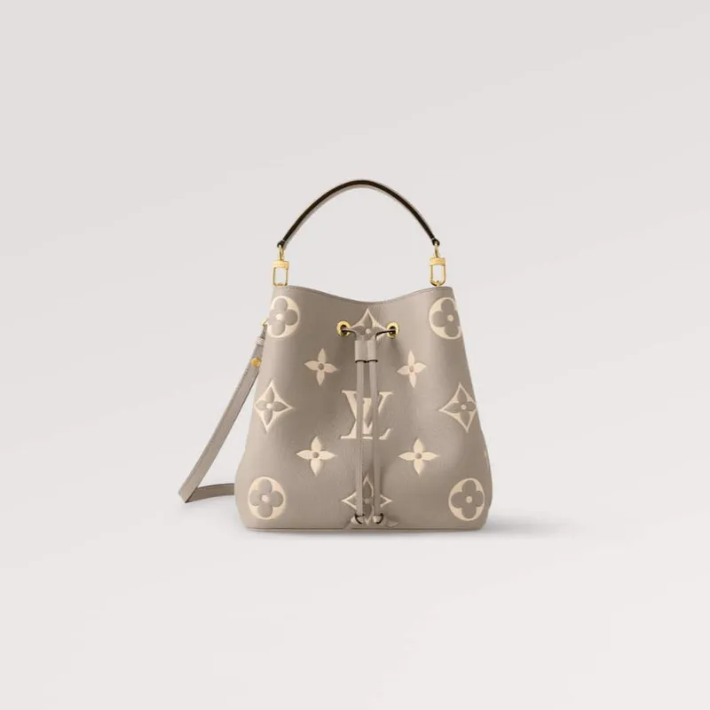 LV M45555 Louis Vuitton NéoNoé MM Holubí šedá/krémová