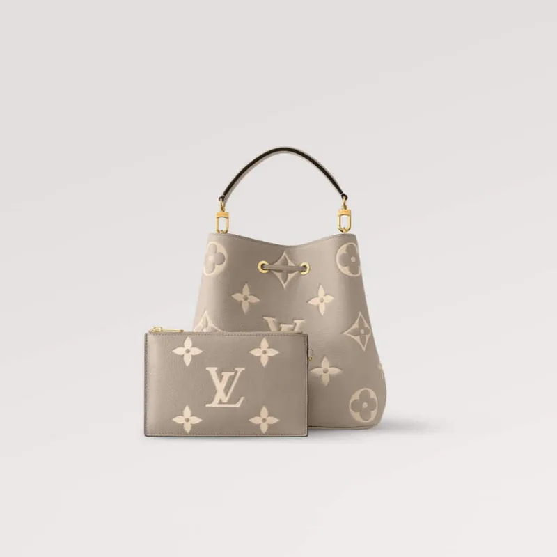 LV M45555 Louis Vuitton NéoNoé MM Holubí šedá/krémová