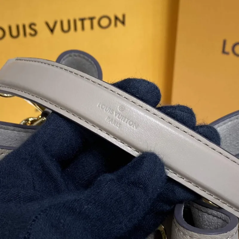 LV M45555 Louis Vuitton NéoNoé MM Holubí šedá/krémová