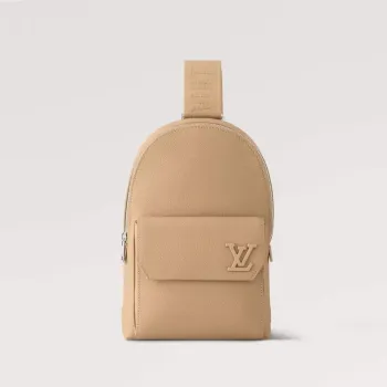 LV M23765 Louis Vuitton Pilot Slingbag Sable Beige