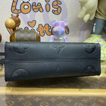 LV M23640 Louis Vuitton OnTheGo Východ-Západ Tote Bag Černá