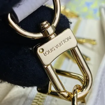 LV M23698 Louis Vuitton OnTheGo Východ-Západ Tote Bag Krémový